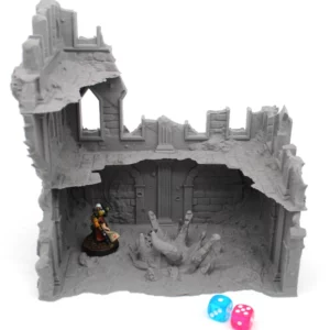 Infected Big Ruin 02 | Wargame Terrain 28-32mm