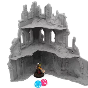 Infected Big Ruin 01 | Wargame Terrain 28-32mm