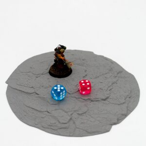 Base Objectif Ruines Antiques 01 | Dalle WTC | Terrain Compétition 28-32mm - terrain Warhammer 40K 28mm imprimé 3D