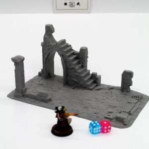 Ancient Wall Ruin 01 | Wargame Terrain 28-32mm