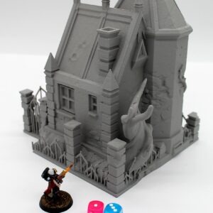 Haunted House - side view | Wargame Terrain 28-32mm
