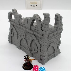 Elongated Ruin 8x4 V2 | Wargame Terrain 28-32mm