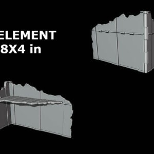 TCB GW Ruin 8x4 | Wargame Terrain 28-32mm