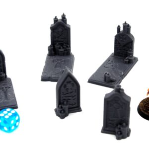 Lot 6 Tombs | Wargame Terrain 28-32mm