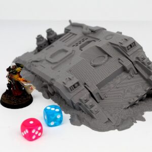 Rhino Destroyed 01 | Wargame Terrain 28-32mm
