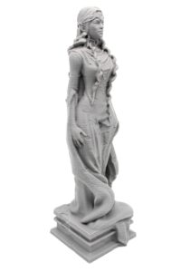Elf Statue - side view | Wargame Terrain 28-32mm