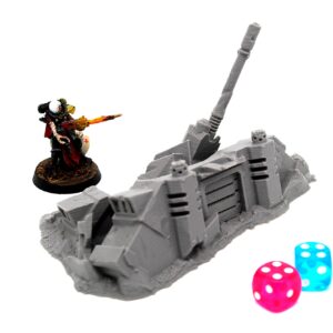 Rhino Destroyed 04 | Wargame Terrain 28-32mm