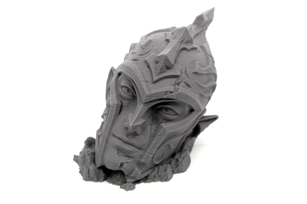 Elf Head 01 - side view | Wargame Terrain 28-32mm