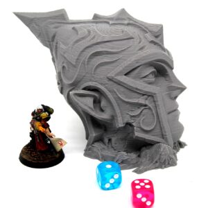 Elf Head 01 | Wargame Terrain 28-32mm