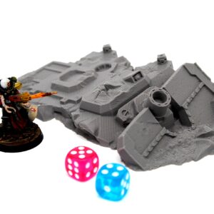 Rhino Détruit 05 | Wargame Terrain 28-32mm