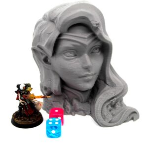 Elf Head 02 | Wargame Terrain 28-32mm