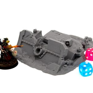 Rhino Destroyed 06 | Wargame Terrain 28-32mm