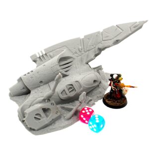 Crashed Xenos Ship 04 | Wargame Terrain 28-32mm