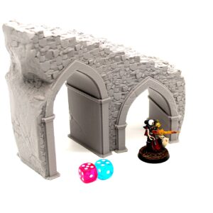 Majestic Bridge Ruin | Wargame Terrain 28-32mm