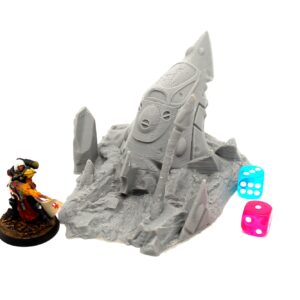 Crashed Xenos Ship 05 | Wargame Terrain 28-32mm
