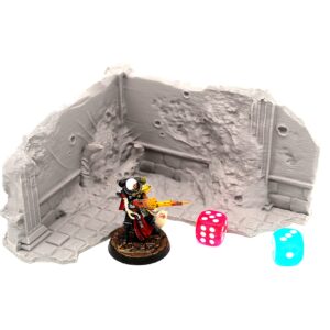 Infected Mid Ruin 02 | Wargame Terrain 28-32mm