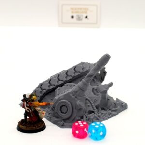 Leman Russ Destroyed 01 | Wargame Terrain 28-32mm