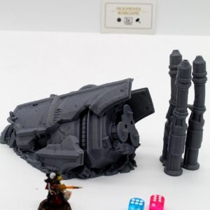 Titan Shoulder Weapon | Wargame Terrain 28-32mm