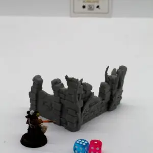 Compact Ruin 5x3 V1 | Wargame Terrain 28-32mm