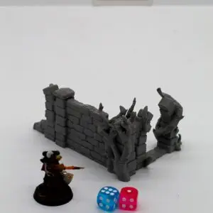 Compact Ruin 5x3 V2 | Wargame Terrain 28-32mm