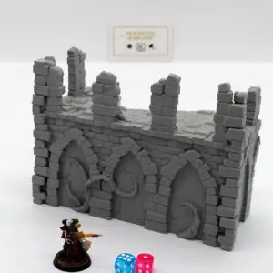 Abandoned Ruin 8x4 | Wargame Terrain 28-32mm