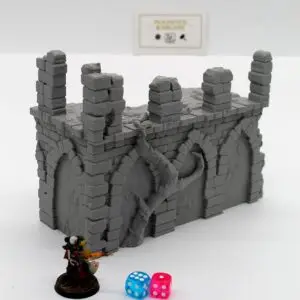 Elongated Ruin 8x4 V1 | Wargame Terrain 28-32mm