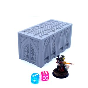 WTC Cathedral Container Simple | Wargame Terrain 28-32mm