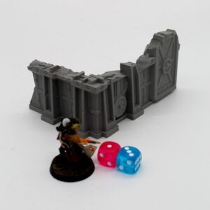 Industrial Ruin 5x3 V1 | Wargame Terrain 28-32mm