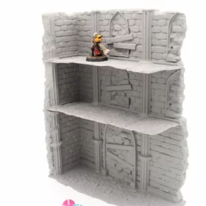 Temple Ruin 01 | Grand Temple Antique | Pièce Maîtresse Fantasy 28-32mm - terrain fantasy 28mm imprimé 3D
