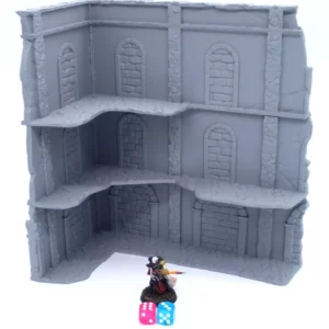 Ancient Ruin Long 02 | Wargame Terrain 28-32mm