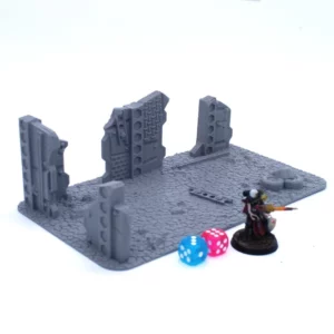 Post-Apo Ruin 02 | Wargame Terrain 28-32mm