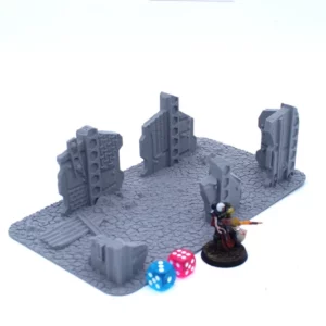 Post-Apo Ruin 03 | Wargame Terrain 28-32mm