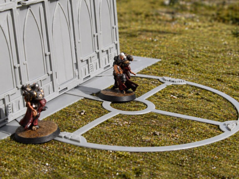 Mise en scène avec des décors imprimés en 3D par MooneEyes Wargame