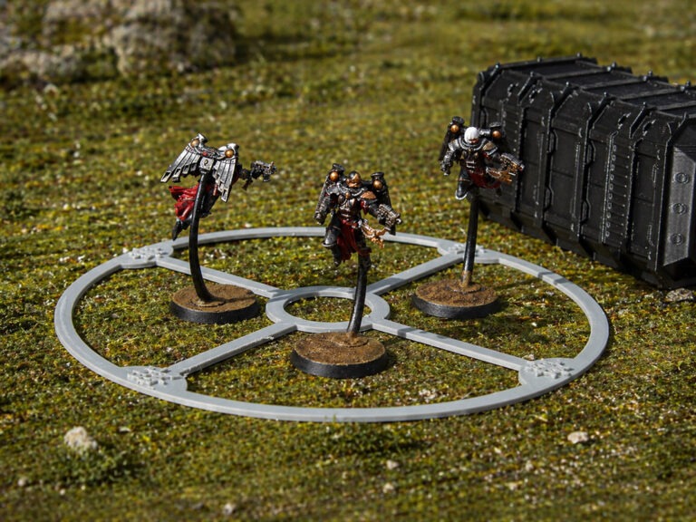 Mise en scène avec des décors imprimés en 3D par MooneEyes Wargame