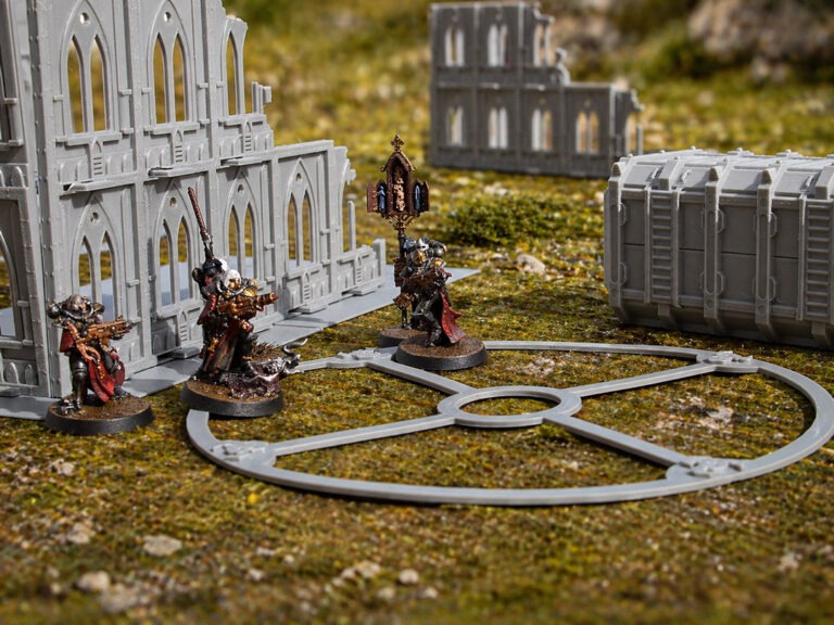 Mise en scène avec des décors imprimés en 3D par MooneEyes Wargame