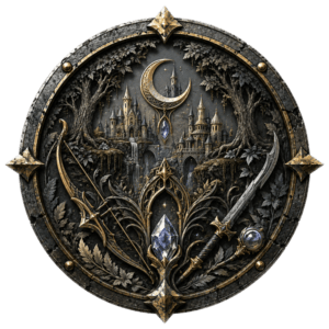 Blason Wargame Mooneyes Univers Fantasy alterinatif