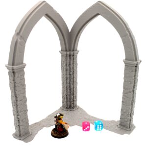 Majestic Ruine 06 G | Grand Sanctuaire Géant | Décor Warhammer Premium 28-32mm - terrain Warhammer 40K 28mm imprimé 3D