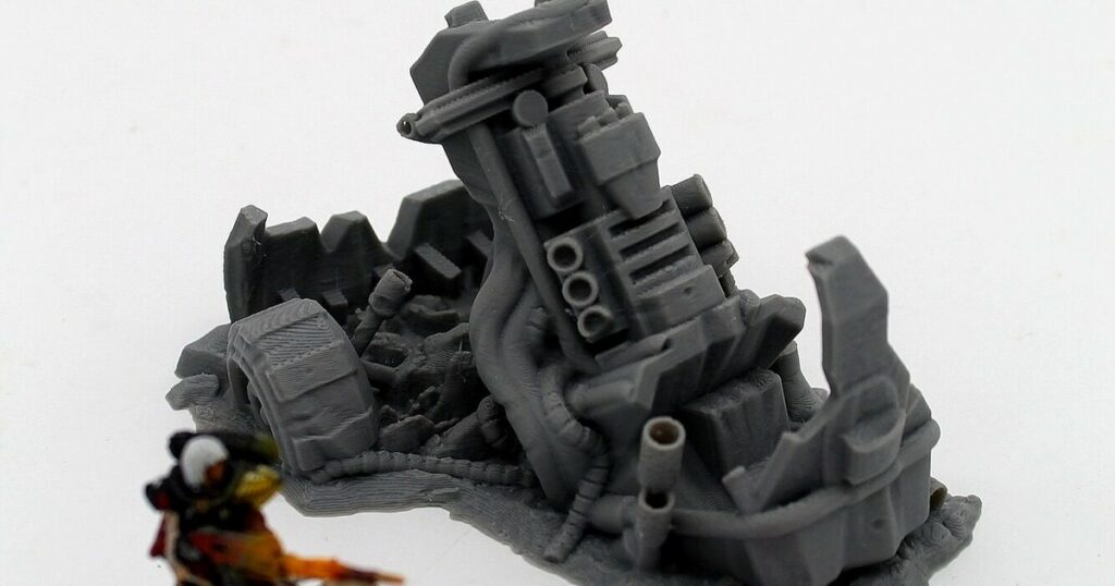 Buggy Ork 04 V2 épave scatter terrain Warhammer 40K impression 3D
