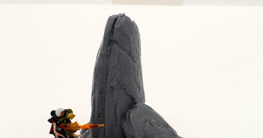Rocher 02 Rocky Compact scatter terrain wargame impression 3D 28mm