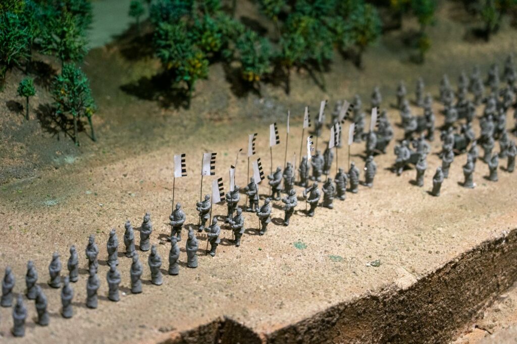 Diorama miniature armée wargame — terrain de tournoi imprimé 3D MoonEyesWargame