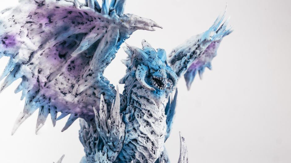 Figurine dragon fantasy - terrain Warhammer Fantasy Battle pour le tournoi Warlogs Logrono 2026