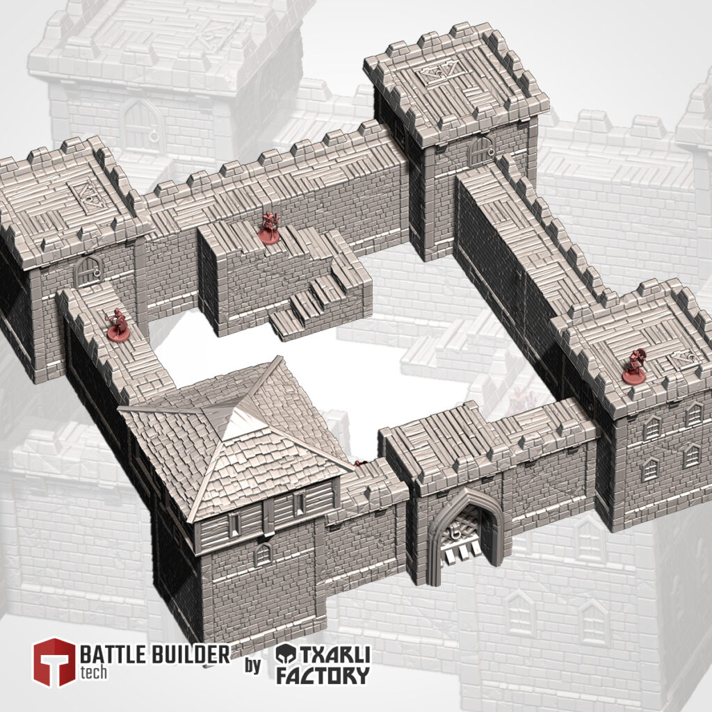 Forteresse Classique | Château Médiéval | Pièce Maîtresse 28-32mm